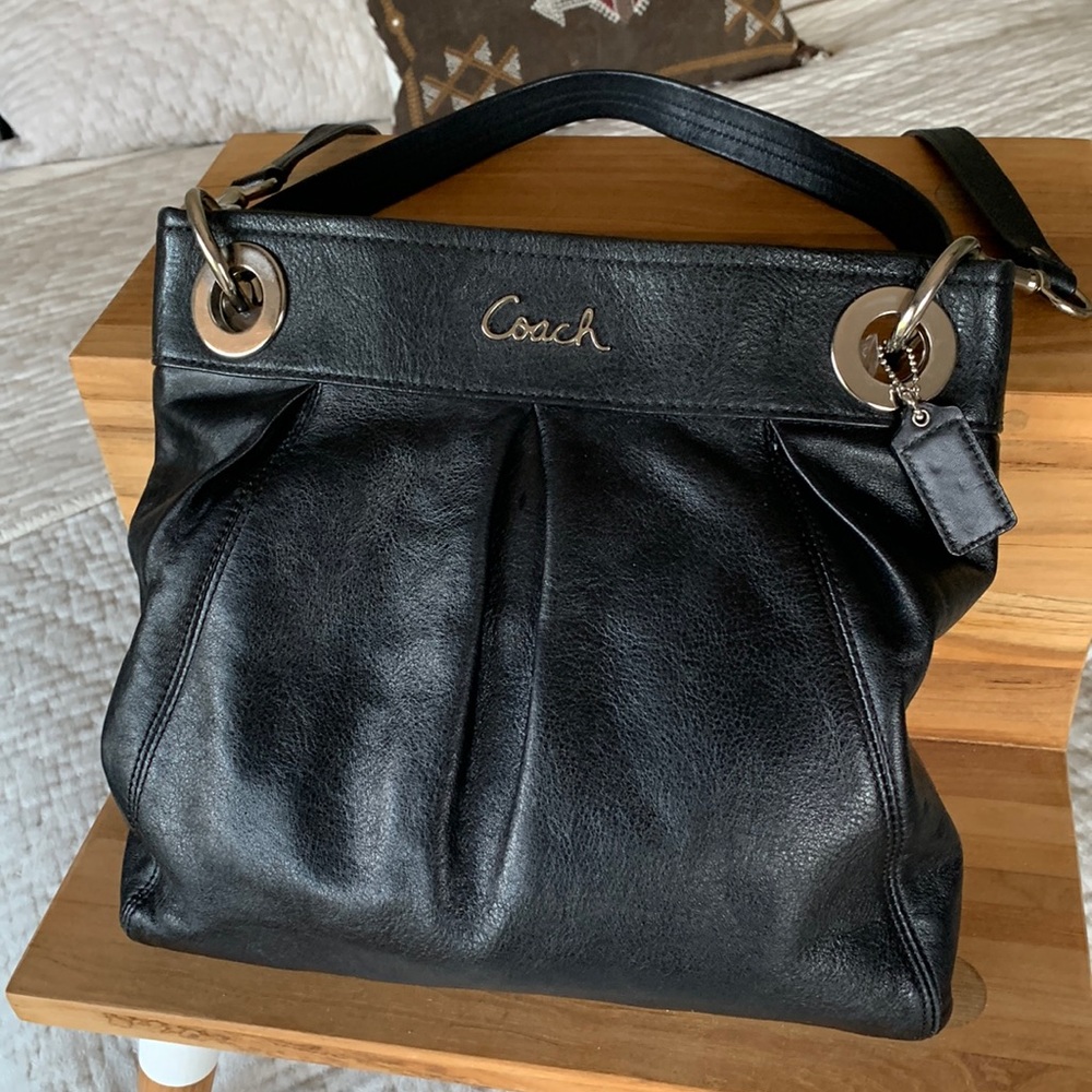 Coach Ashley Leather Hippie Crossbody/ Shoulder Bag I… Gem